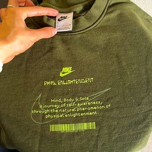 Nike sweater size small men, and size s/m women